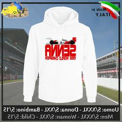 Felpa "SENNA", Hoodie/Sweatshirt Ayrton F1 Vintage Champion 