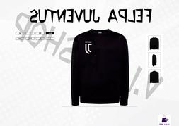 FELPA SENZA CAPPUCCIO PERSONALIZZATA F.C. JUVENTUS CALCIO NO