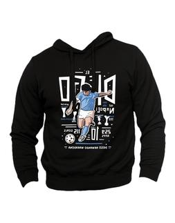 Felpa senza tascone Diego Armando Maradona calcio Napoli Arg