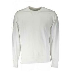 CALVIN KLEIN FELPA SENZA ZIP UOMO BIANCO