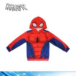 Felpa Spiderman da bimbo con cappuccio Maglia bambino Uomo R