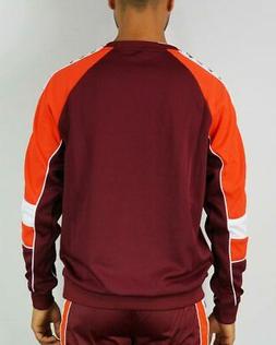 Kappa Banda 222 ARLTON Felpa Sportiva Rosso BYA aderente UNI