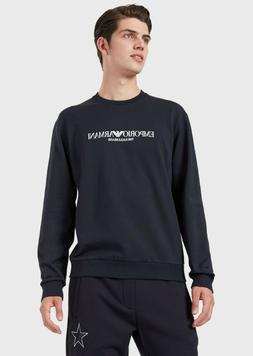 Emporio Armani Felpa Stampa logo Uomo Cotone Vari Colori  F/