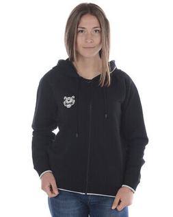 Felpa Kenzo Sweatshirt Hoodie Cotone Donna Nero 952 2BL731 9