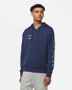 NIKE FELPA SWOOSH - BLU - DC2582-410