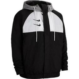 NIKE FELPA SWOOSH - NERO/BIANCO - CJ4888-011