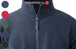 Felpa TAGLIE FORTI cardigan in pile aperto con cerniera tasc