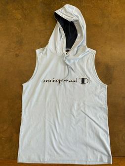 CHAMPION+FELPA+TANK+TG.S+AZZURRO+ORIGINALE 100%+CAPPUCCIO+RE