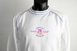 American System felpa tennis uomo vintage taglia L bianco ri