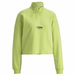 PUMA FELPA TESSUTO DONNA VERDE FLUO 597748-34