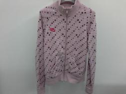Felpa NIKE tg M rosa a fantasia con cerniera