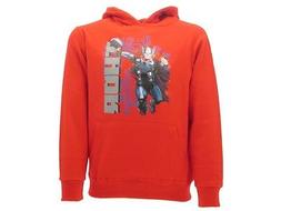 FELPA THOR AVENGERS BAMBINO ROSSO MAGLIA ORIGINALE NUOVO