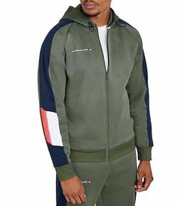 Felpa Tommy Hilfiger Sport con cappuccio e zip con logo da u