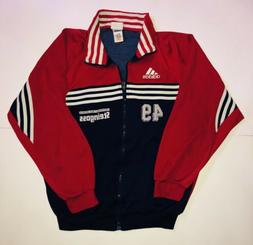 Adidas Felpa tuta Jacket vintage anni 90 Taglia M/L D7 F180
