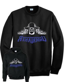 Felpa Undertaker wrestling con cappuccio e senza nera unisex