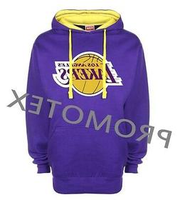 felpa unisex con cappuccio stampata grafica lakers nba baske