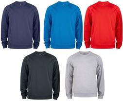 Clique Felpa Unisex girocollo Taschino con zip sulla manica 