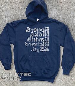 FELPA UNISEX PINK FLOYD come i Beatles Roger Nick David Rich