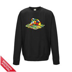 FELPA UNISEX SLIM FIT FELPATA INTERNAMENTE CUBO DI RUBIK