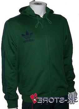 Felpa Adidas Original  X52724 ADI HOODED FLOC Col. Green / B