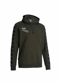 FELPA UOMO Puma AMPLIFIED HOODIE FL 070 COTONE   VERDE 58351