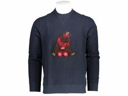 FELPA UOMO - ALTEA - ART.1665400 - COL.BLU - SCONTO 50%