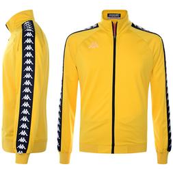 FELPA KAPPA UOMO BANDA ANNISTON GIALLO mis-M