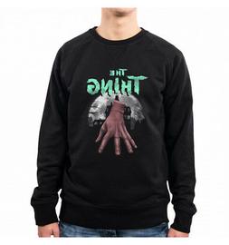 FELPA UOMO BEWARE OF THE THING FAMIGLIA ADDAMS FAMILY HALLOW