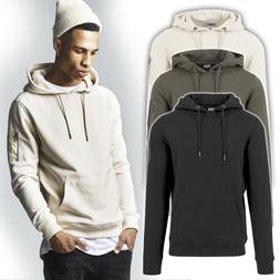 Urban Classics Felpa Uomo Bomber Cappuccio Felpa con Pullove