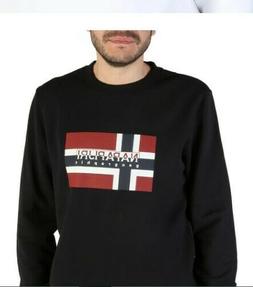 Felpa Uomo Napapijri Bovicoc nera ,M,L.