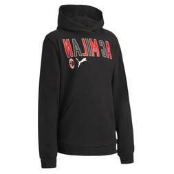Felpa Uomo Puma cappuccio AC Milan Wording 758255-04  nero-r