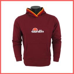 ELLESSE felpa uomo cappuccio EHM204W20 897 SYRAH BORDEAUX in