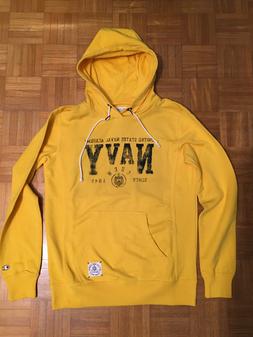 CHAMPION FELPA UOMO CAPPUCCIO US NAVY ACADEMY COTONE MANHOOD