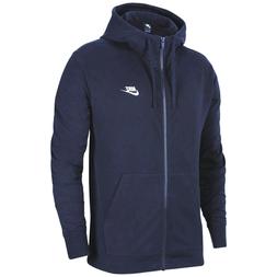 FELPA NIKE UOMO CJ4443 410 CON CAPPUCCIO BLU FULL ZIP ORIGIN