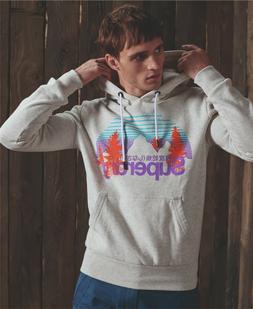Superdry Felpa Uomo CL Cappuccio Invernale Pesante Hood Wide