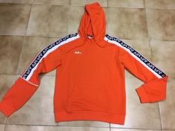 Fila Felpa Uomo Con Cappuccio Bande Con Logo Arancio primave