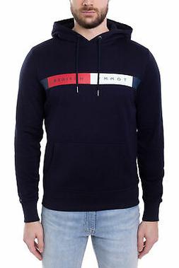 TOMMY HILFIGER - Felpa uomo con cappuccio e logo