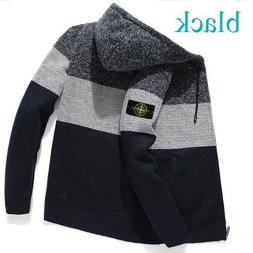 Felpa Uomo Con Cappuccio Maglione Invernale STONE ISLAND 202