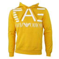 Emporio Armani EA7 Felpa Uomo con Cappuccio Old Gold 6HPM16