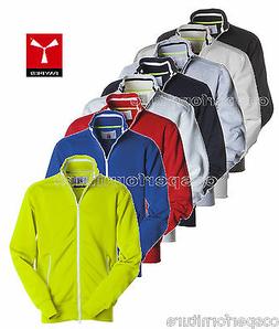 Felpa uomo con zip intera - cotone - maglia 2 tasche giallo 