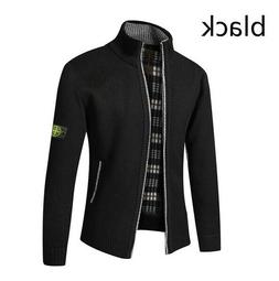 Felpa Uomo Con Zip Maglione Invernale Cardigan STONE ISLAND 