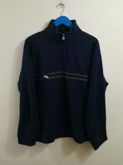 NIKE FELPA UOMO CON ZIP MEZZO COLLO TG.L MAN TRACK SWEATSHIR