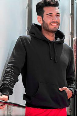 Felpa Uomo Donna Cappuccio Maglia Marsupio Invernale Maniche
