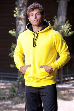 Felpa Uomo Donna Cappuccio Maglia Marsupio Invernale Maniche
