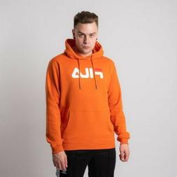 Felpa Fila Uomo Donna Con Cappuccio Arancione 681090 Unisex 