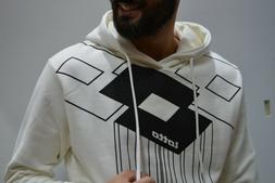 LOTTO - Felpa Uomo Donna Unisex Casual Chiusa Con Cappuccio 