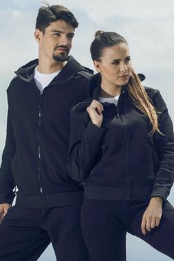Felpa Uomo Donna Zip Cappuccio Maglia Maglione Invernale Man