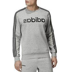 Adidas Felpa Uomo Essentials 3-Stripes Grigia Codice EI4902 