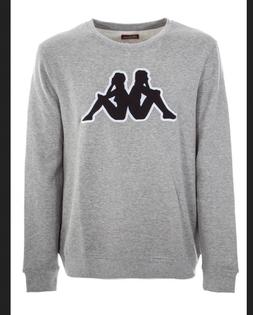 FELPA KAPPA UOMO GIROCOLLO 3032BZ0 902 CREWNECK LOGO AIRIVIT