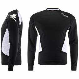 KAPPA FELPA UOMO GIROCOLLO 4SOCCER CREMONE MAGLIA CALCIO NER